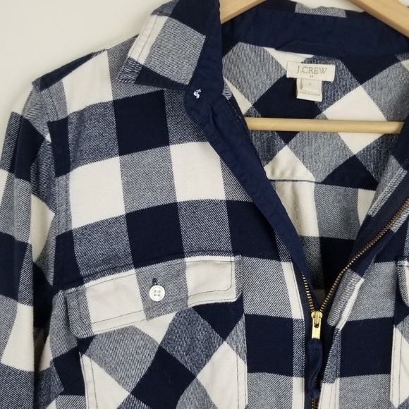 J. Crew Shirt-Jacket Buffalo Print - Picture 5 of 5
